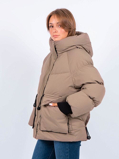 GWD4609I-G260 Куртка женская коричневый ICEbear 