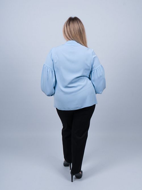 Леонардо Блузка женская голубой ZAR STYLE 