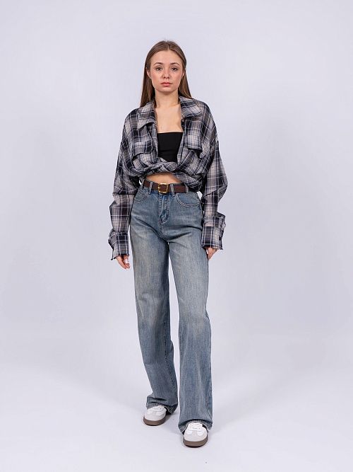 20331 Джинсы женские голубой NAVI  