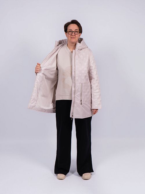 5235-625 Куртка женская бежевый ICEBEAR 