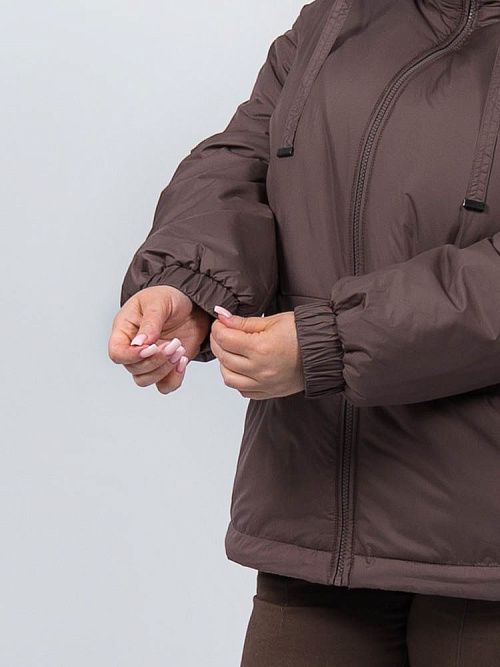 9217 Куртка женская коричневый Baimuni 