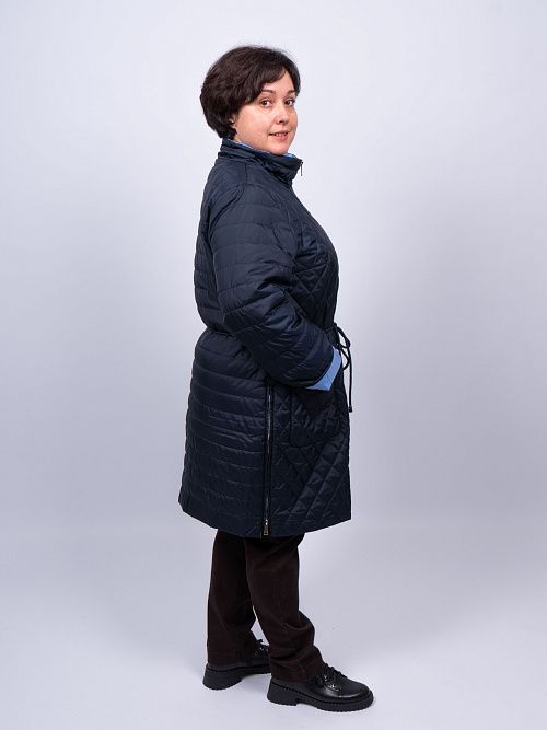 24-w0232 Пальто женское темно-синий LADY SHARM 