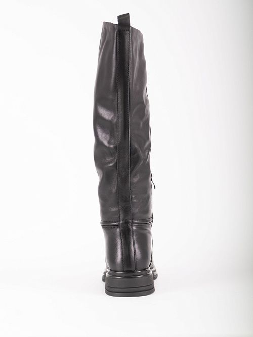 JA295Y-K595-P1213BM Сапоги женские натуральная кожа черный 365 