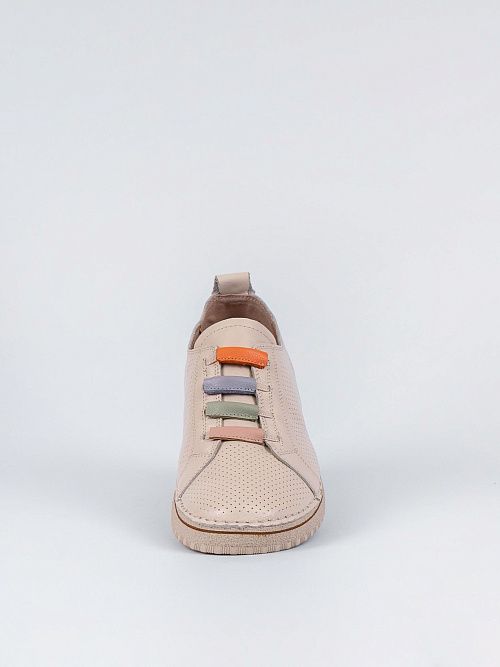 XUS-51271-3D-KT Полуботинки женские бежевый Madella 