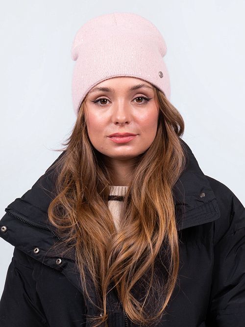 ФЛОРА Шапка женская пыльная роза ELITE LINE 