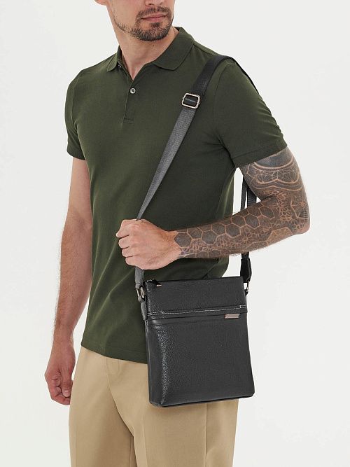 114-617-11-4 Сумка мужская черный 365 