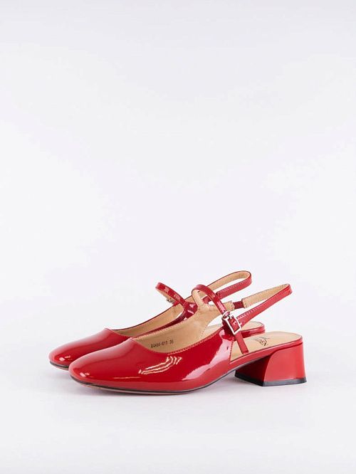 RQ484-013 Туфли женские красный Baden 
