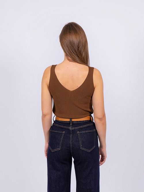 70235 Топ женский коричневый NAVI  