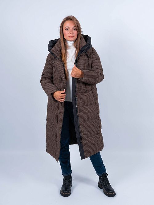 78603/2 Пальто женское коричневый Baimuni 