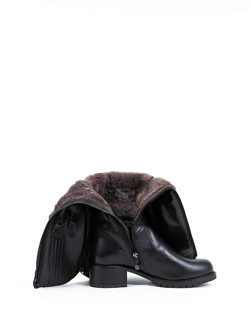 F1F2 KS014-02W02 Сапоги женские черный Francesco Donni 