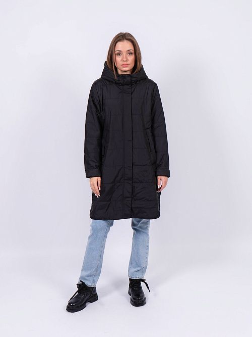 5210-901 Пальто женское черный ICEBEAR 