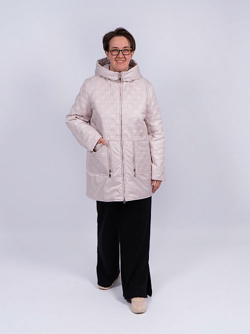 5235-625 Куртка женская бежевый ICEBEAR 