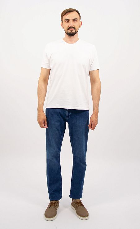 805-2379.M195.W013.L.B0301 Джинсы мужские синий LUXOR 