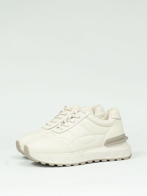 81266-L501-005 Полуботинки женские натуральная кожа бежевый 365 