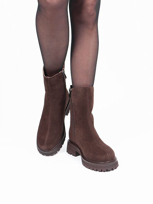 AS738-L5328-ZX170ZM Ботинки женские натуральная кожа коричневый 365 