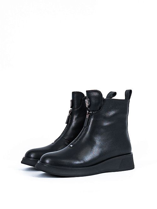 JYW24-HCLC6-037-2(L) Ботинки женские черный Covani 