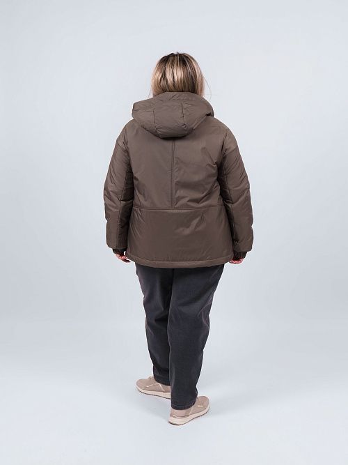 9217-1 Куртка женская зеленый Baimuni 