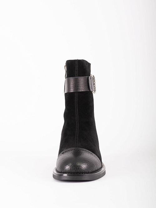 JA291-X57-P1386M Ботинки женские натуральная кожа черный 365 