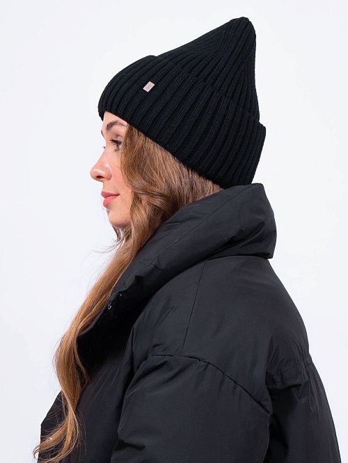 НЕЛЛИ Шапка женская черный ELITE LINE 
