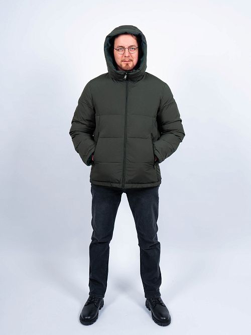 MWD4860I-М460 Куртка мужская двухстороняя синий/зеленый ICEbear 