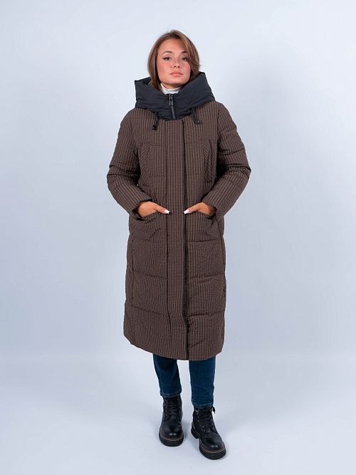 78603/2 Пальто женское коричневый Baimuni 