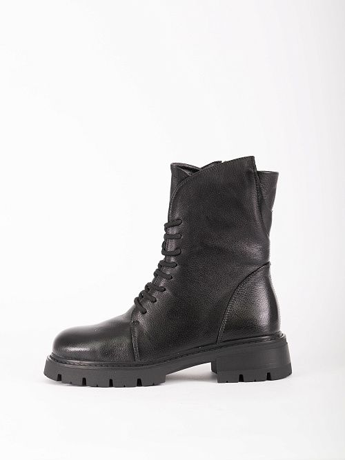 JA223-H1364-1ZM Ботинки женские натуральная кожа черный 365 