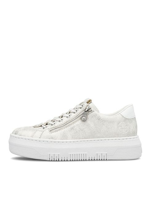 M1953/60 Кеды женские серебристый Rieker 