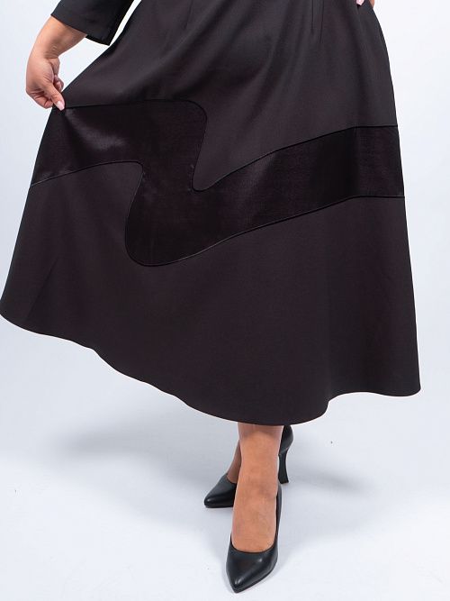 249622 Платье женское черный MIRA MIA 