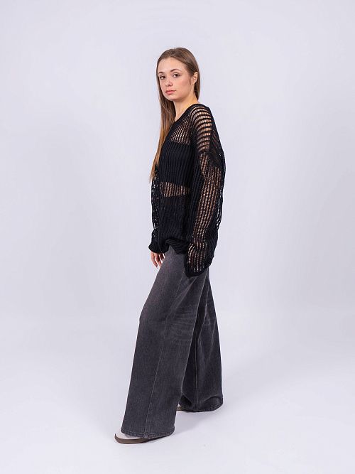 3510 Джемпер женский черный NAVI  