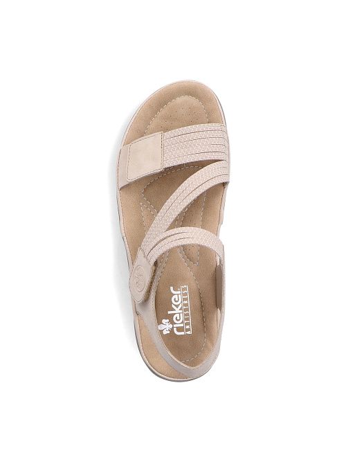 64870/62 Сандалии женские бежевый Rieker 