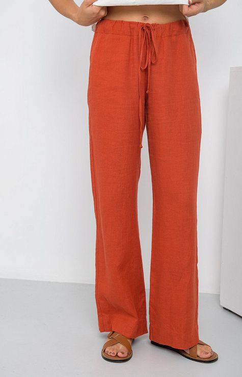 01379АА Брюки СИНГАПУР терракотовый AGENDA 