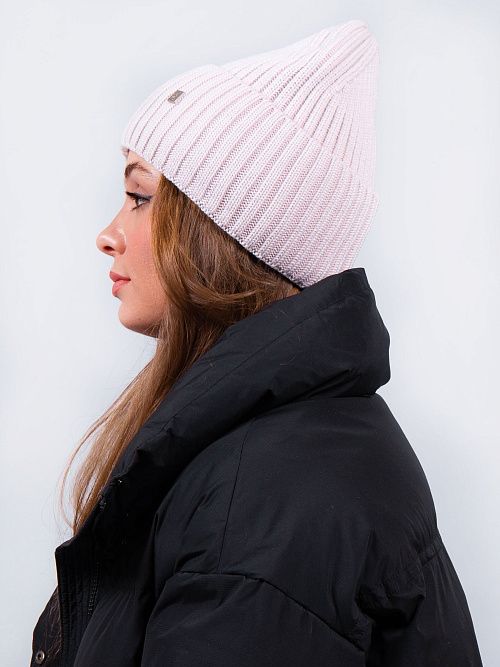 НЕЛЛИ Шапка женская пепельно-лиловый ELITE LINE 