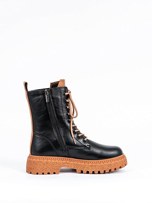 JG011-030 Ботинки женские черный Baden 