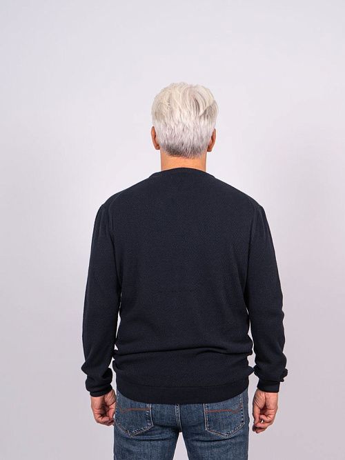 823-0752.O019.Y001.L.B0301 Джемпер мужской синий LUXOR 