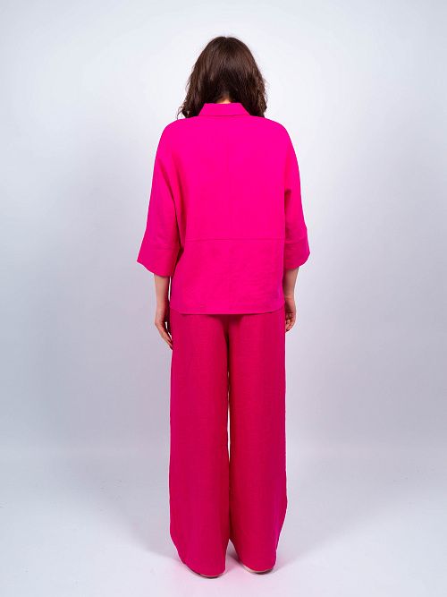 КЛ-7723-ИЛ23 Брюки женские фуксия ELECTRA STYLE 