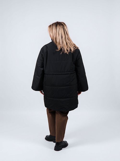 9101 Пальто женское черный Baimuni 