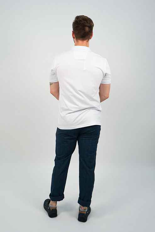 805-2064.E327.Y002.L.B0301 Брюки чинос мужские синий LUXOR 