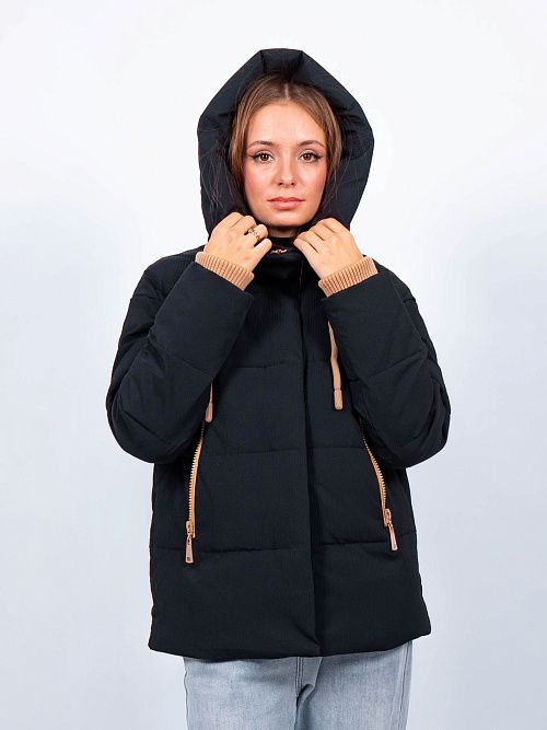 GWD4108I-G901 Куртка женская черный ICEbear 