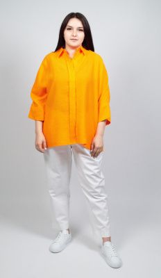 4302 Рубашка женская оранжевый ESTERO RAGAZZA