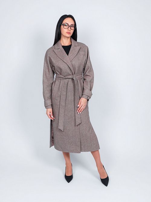 KR-309-STR-6 Пальто женское бежевый 365 