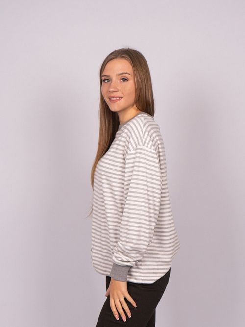 242017 Джемпер женский серый MIRA MIA 