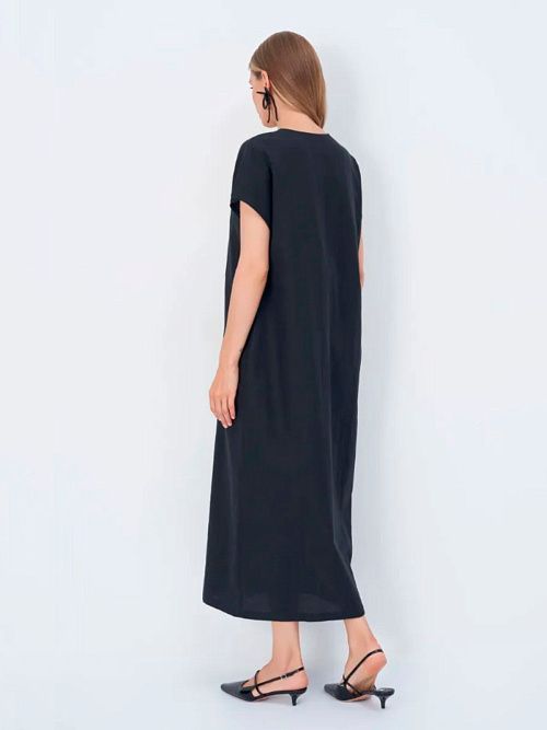 52114-ПЛ Платье женское черный ELECTRA STYLE 