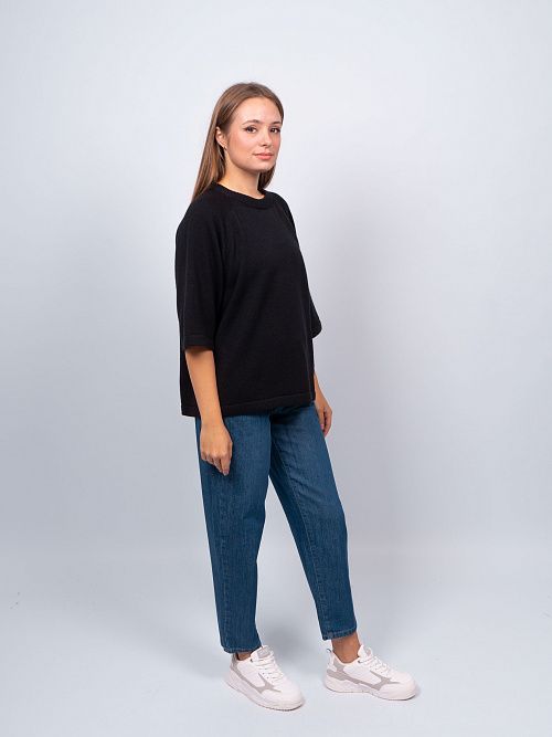 EB30139 Джемпер женский черный VERY NEAT 