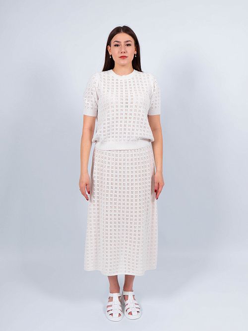 ЕВ734/1 Юбка женская молочный VERY NEAT 