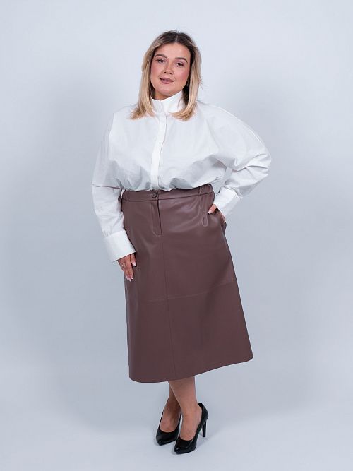 249230 Рубашка женская белый MIRA MIA 