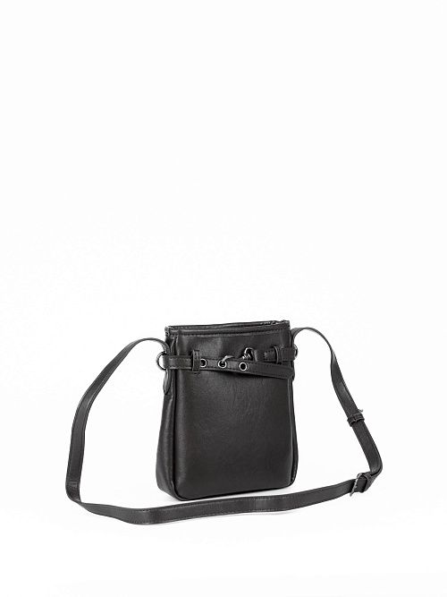 117-559-31-4 Сумка женская экокожа черный Portofiano 