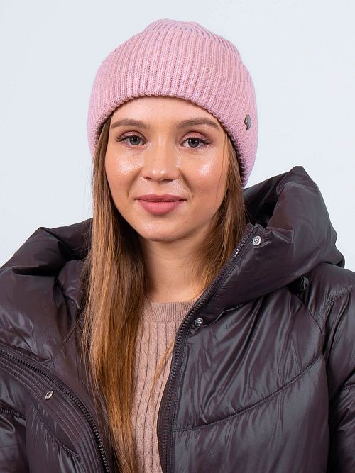 ЗЕТА Шапка женская пепел розы MISKORKI 