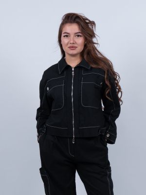 44091N Костюм женский черный JEANNE DARC