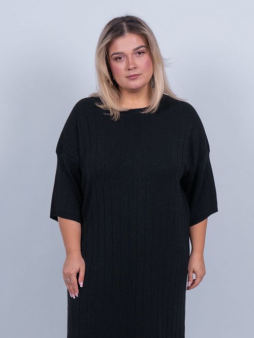 ELB-7327 Платье женское черный SERIANNO 