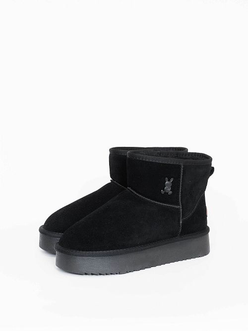 606064-6 Угги женские черный ТОФА 